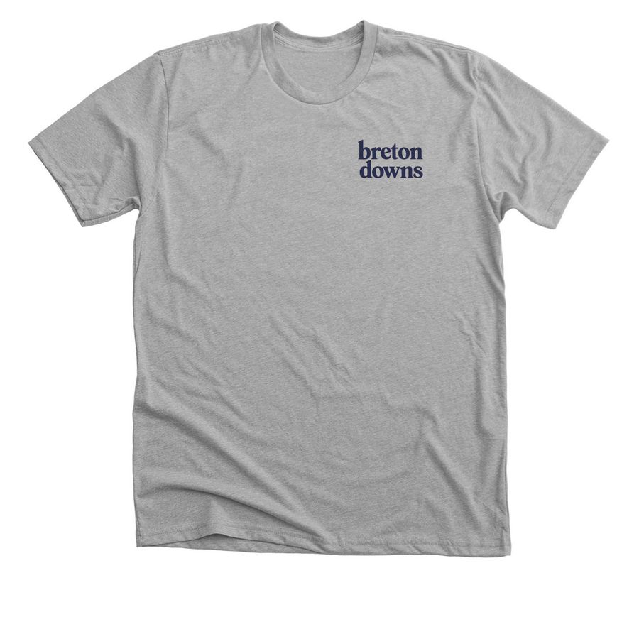 Classic Breton Downs, a Athletic Heather Premium Unisex Tee