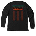 Smokey Joe's Cafe, a Solid Black Blend Premium Long Sleeve Tee (back-view)
