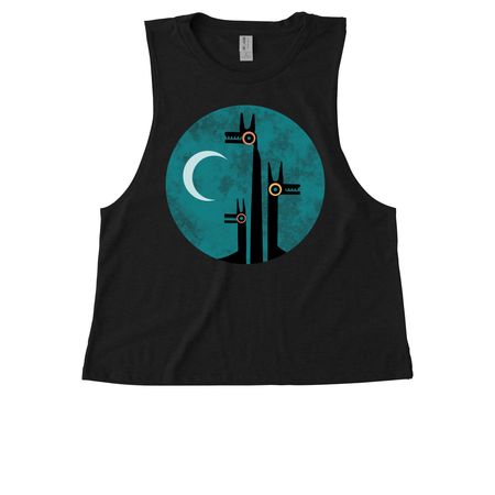 Family Photo Shoot, a Deep Black Allmade Eco Triblend Women?s Muscle Tank