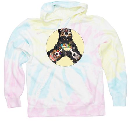 3rd Annual Disc Is All You Need, a Sunset Swirl Tie Dye Pullover Hoodie
