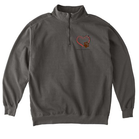 Tail Waggers HOPP Zip Ups, a Pepper Comfort Colors Quarter Zip Pullover