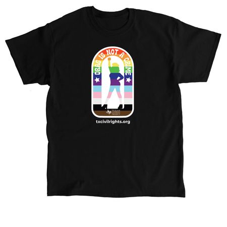 Drag is Not a Crime, a Black Classic Unisex Tee