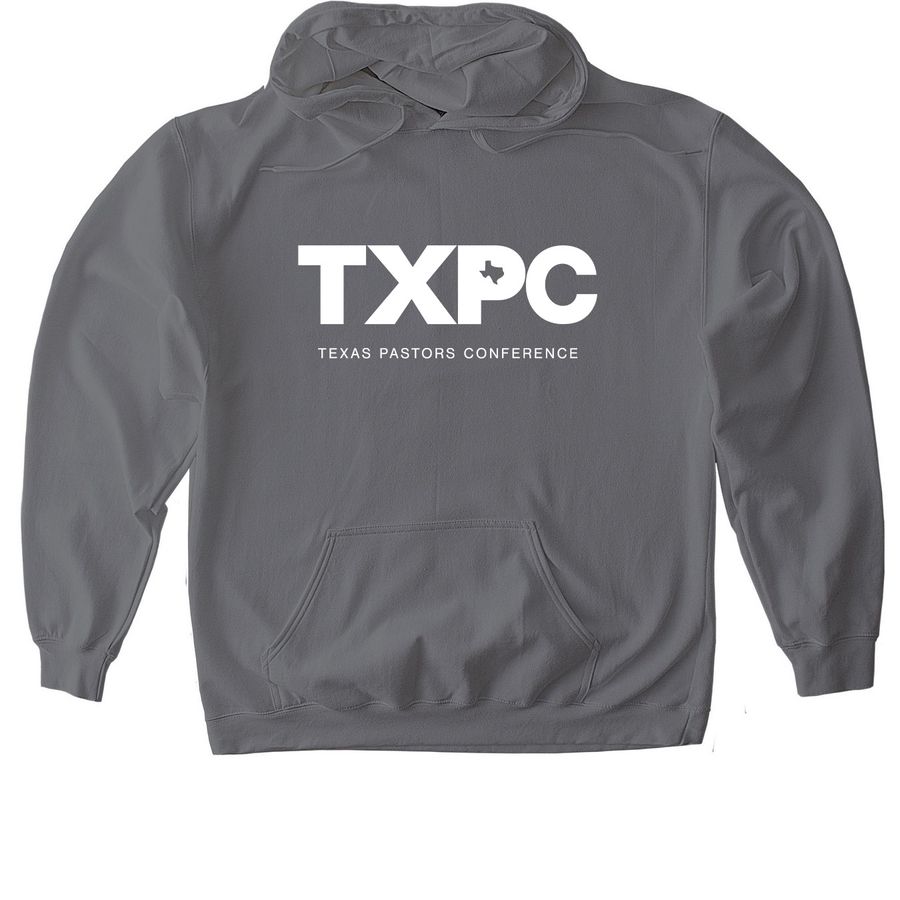 White TXPC Logo | Outerwear&nbsp;, a Charcoal Gildan Softstyle Pullover Hoodie