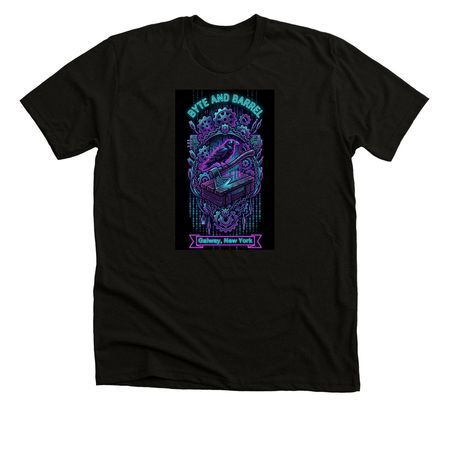 Raven&nbsp;, a Solid Black Blend Premium Unisex Tee
