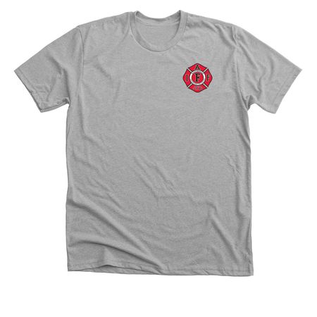 Black Mountain Professional Firefighters, a Athletic Heather Premium Unisex Tee