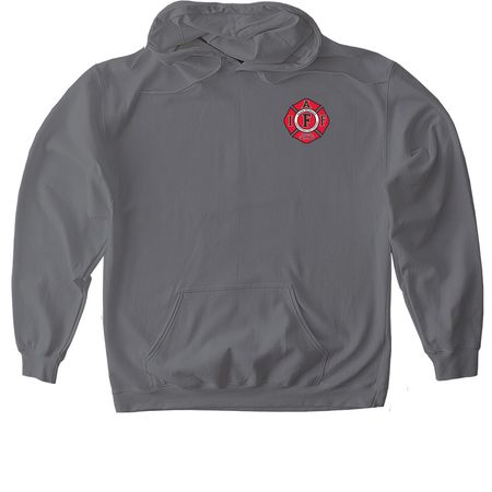 Black Mountain Professional Firefighters, a Charcoal Gildan Softstyle Pullover Hoodie