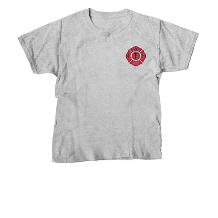Black Mountain Professional Firefighters, a Sport Grey Youth Unisex Tee