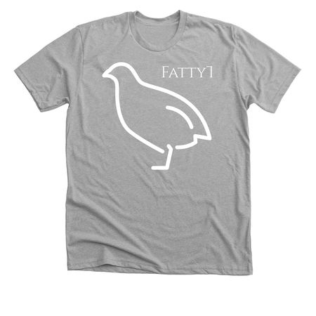 Fatty merch, a Athletic Heather Premium Unisex Tee