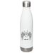 Music Gives Life To Everything, a White Stainless Steel Water Bottle