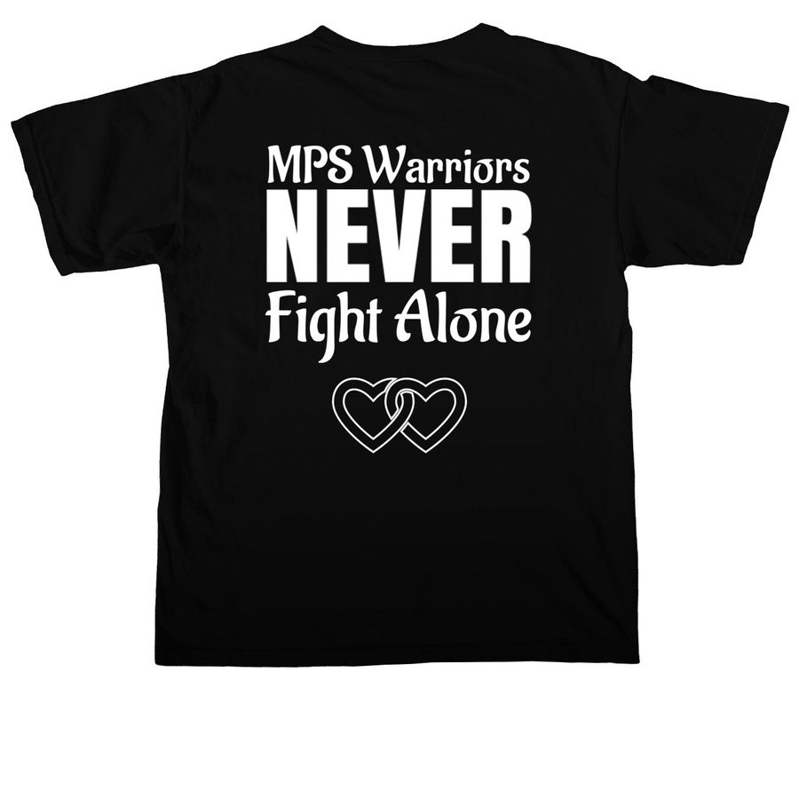Finley?s Fighters&nbsp;, a Black Comfort Colors Unisex Tee (back-view)