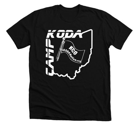 KODA CAMP OHIO, One Week for a Lifetime.&nbsp;, a Solid Black Blend Premium Unisex Tee