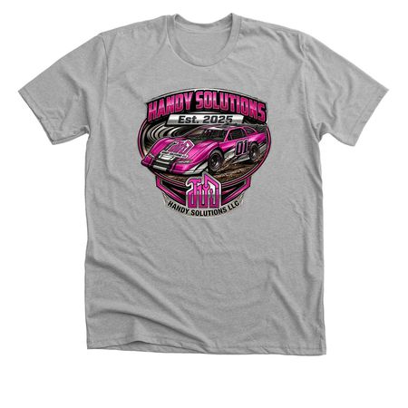 Handy Solutions #01, a Athletic Heather Premium Unisex Tee