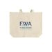 Tote - Support Your Local Florida Writer, a Natural Cotton Canvas Tote Bag (back-view)