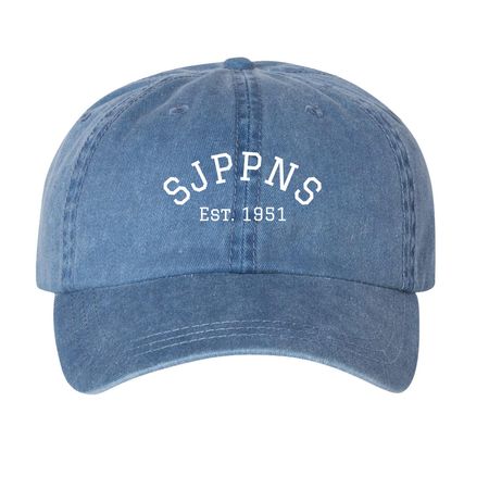 Hats off to 2026/2027!, a Royal Blue Printed Pigment Dye Baseball Cap