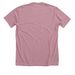 New Beginnings Bloom Here - Purple, a Heather Orchid Premium Unisex Tee (back-view)