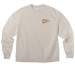 MEF Dodger Nation Merch, a Dust Premium Heavyweight Crewneck Sweatshirt (back-view)