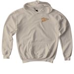 MEF Dodger Nation Merch, a Sand Softstyle Youth Pullover Hoodie (back-view)