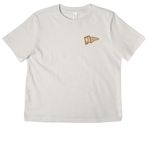 MEF Dodger Nation Merch, a Vintage White Women's Heavyweight Tee (back-view)