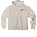 MEF Dodger Nation Merch, a Dust Premium Heavyweight Pullover Hoodie (back-view)