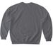 Old School, a Charcoal Softstyle Crewneck Sweatshirt (back-view)