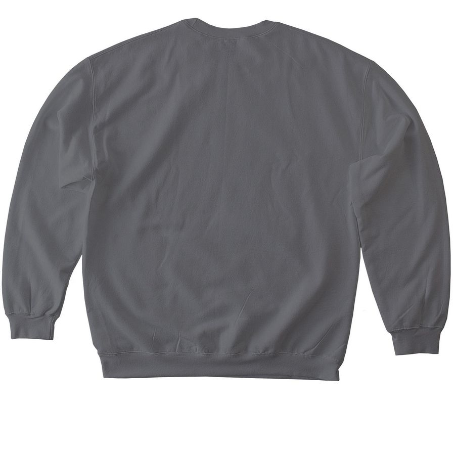 Old School, a Charcoal Softstyle Crewneck Sweatshirt (back-view)