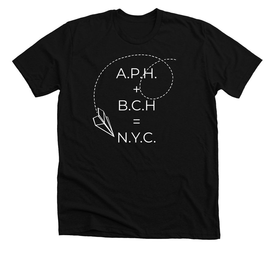 NYC MARATHON FUNDRAISER, a Solid Black Blend Premium Unisex Tee