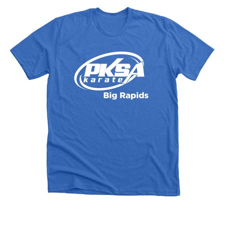 2026 PKSA Karate Shirts & Tops, a Heather True Royal Premium Unisex Tee