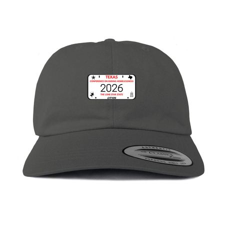 License Plate&nbsp;TCOEH 2026, a Dark Gray Printed Classic Baseball Cap