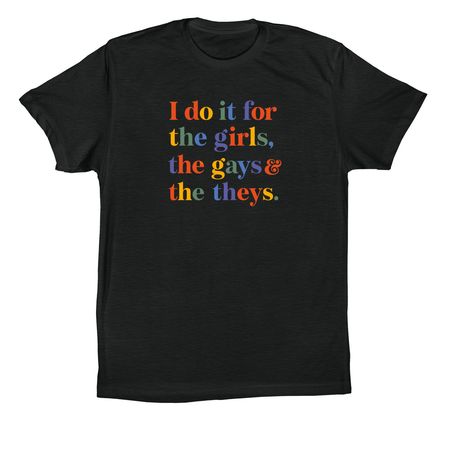 PRIDE shirt 1, a Vintage Black Premium Cotton Tee