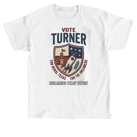 TEXAS EDUCATION BEAT RUSSIA TO THE MOON, a White Classic Unisex Tee