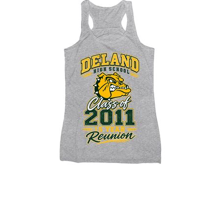 15 Year Reunion Shirt, a Athletic Heather Women's Racerback