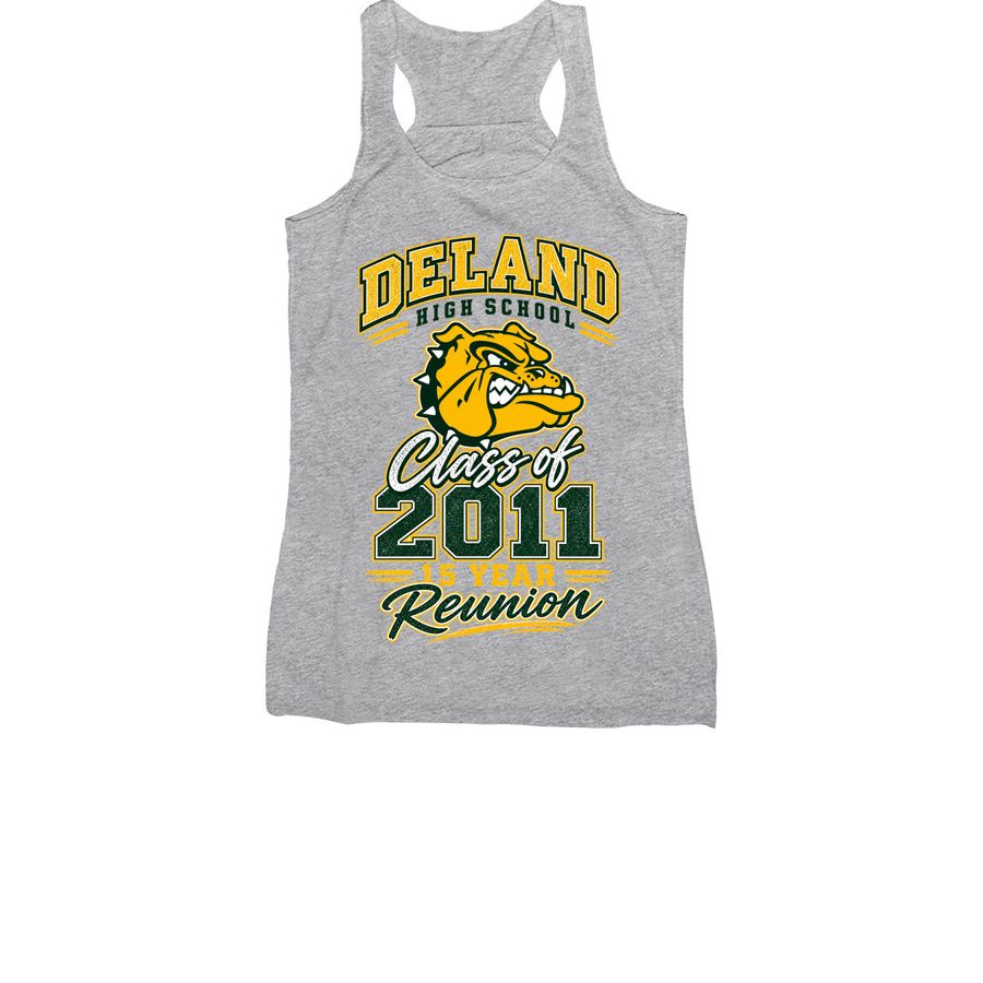 15 Year Reunion Shirt, a Athletic Heather Women's Racerback
