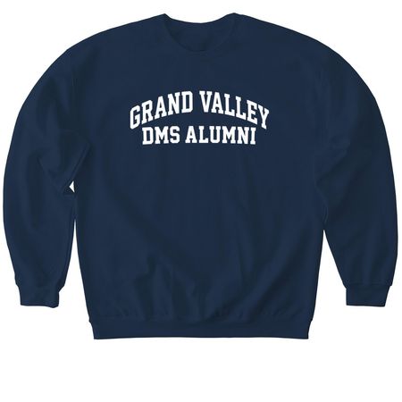 Grand Valley DMS Alumni&nbsp;, a Navy Softstyle Crewneck Sweatshirt