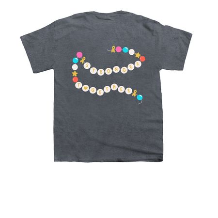 Stronger Together, a Dark Heather Youth Unisex Tee