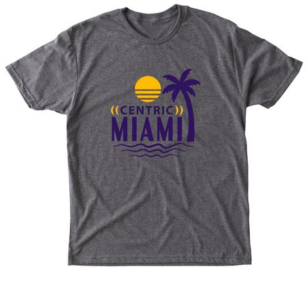 Miami T-Shirts, a Premium Heather Triblend Unisex Tee