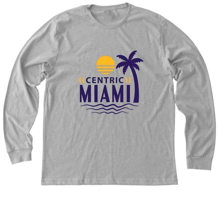 Miami T-Shirts, a Athletic Heather Premium Long Sleeve Tee