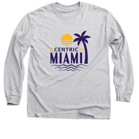 Miami T-Shirts, a Sport Grey Classic Long Sleeve Tee