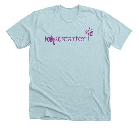 HopeStarter Sea Turtle, a Heather Ice Blue Premium Unisex Tee