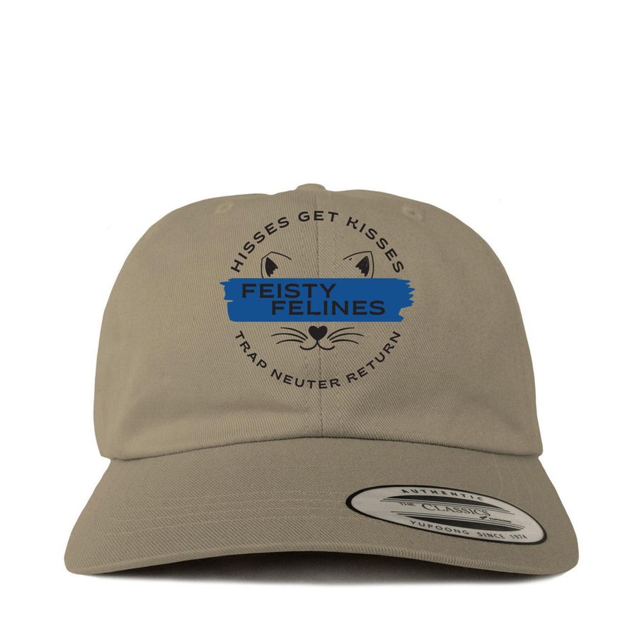 FF logo hat - transparent, a Khaki Printed Classic Baseball Cap