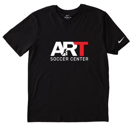 Nike Collection (White/Red Logo), a Black Nike Dri-FIT Jersey Blend Performance Tee