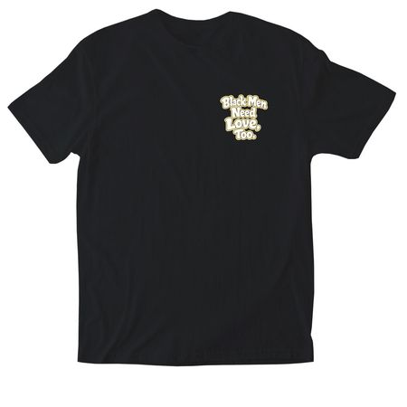 Black Men, Bold Love, a Black Softstyle Cotton Tee