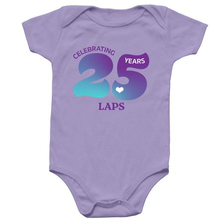 Oh Baby, LAPS Turns 25!, a Lavender Infant Onesie