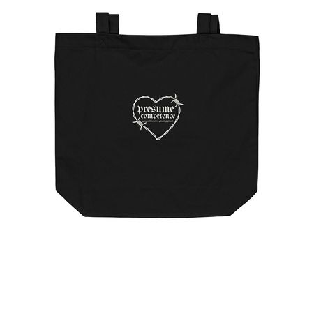Presume Competence Bag - Watch Gigi Spell, a Black Organic Cotton Tote Bag