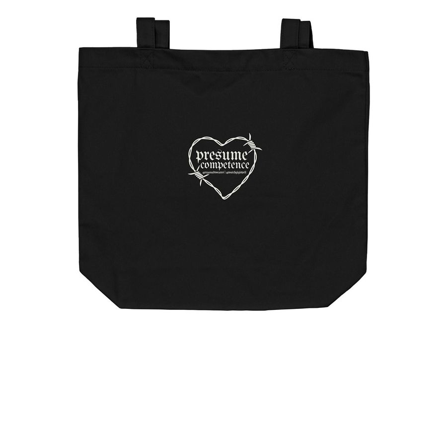 Presume Competence Bag - Watch Gigi Spell, a Black Organic Cotton Tote Bag
