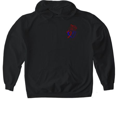 Heart Month, a Black Gildan Softstyle Pullover Hoodie