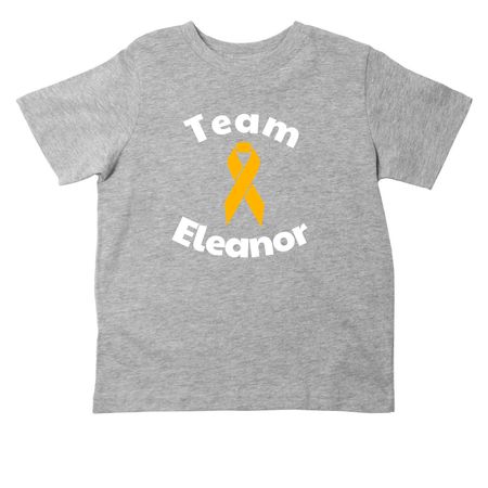 Team Eleanor - Toddler, a Heather Toddler Tee