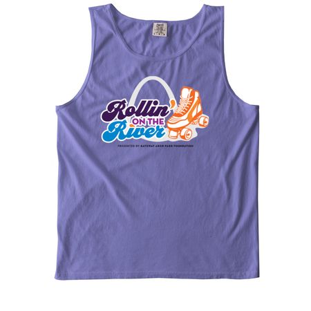 Rollin' on the River Tee Shirts & Tanks, a Violet Comfort Colors Tank Top