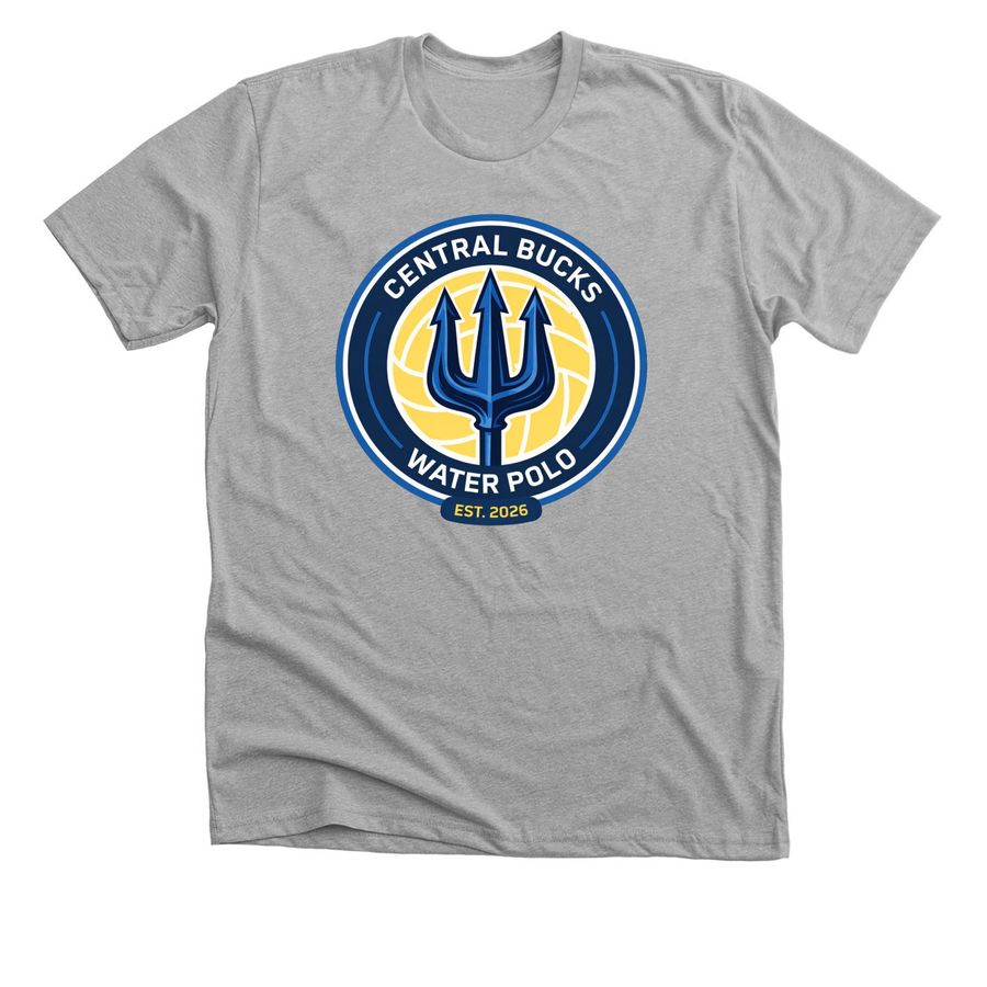 Emblem Branded Tops, a Athletic Heather Premium Unisex Tee