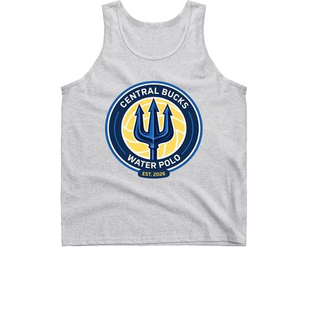 Emblem Branded Tops, a Sport Grey Classic Unisex Tank Top