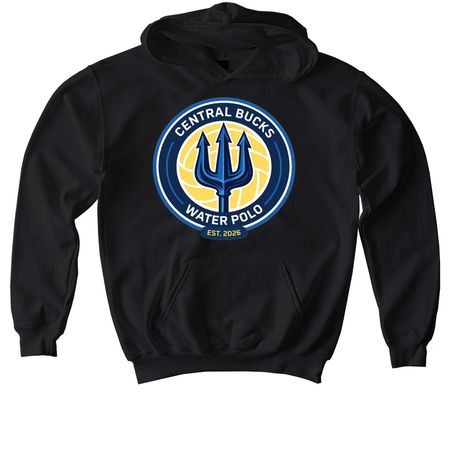 Emblem Branded Tops, a Black Softstyle Youth Pullover Hoodie
